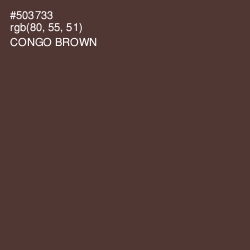 #503733 - Congo Brown Color Image